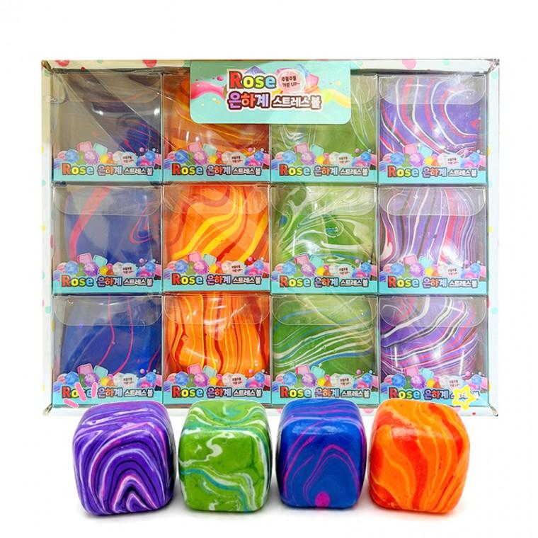 은하계 스트레스볼 스퀴시볼 말랑이 주물럭 (4종세트)