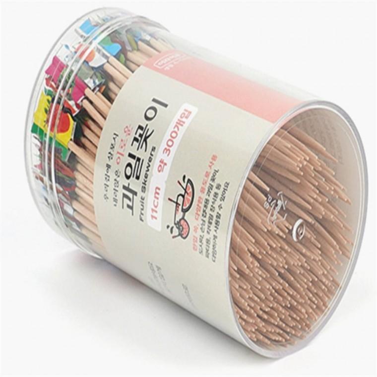 과일꼬지 데코픽 과일꽂이 300P