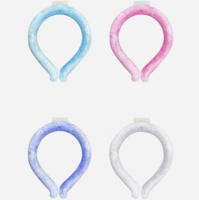 차가운 넥쿨러 아이스 여름 얼음 쿨 스카프 목걸이