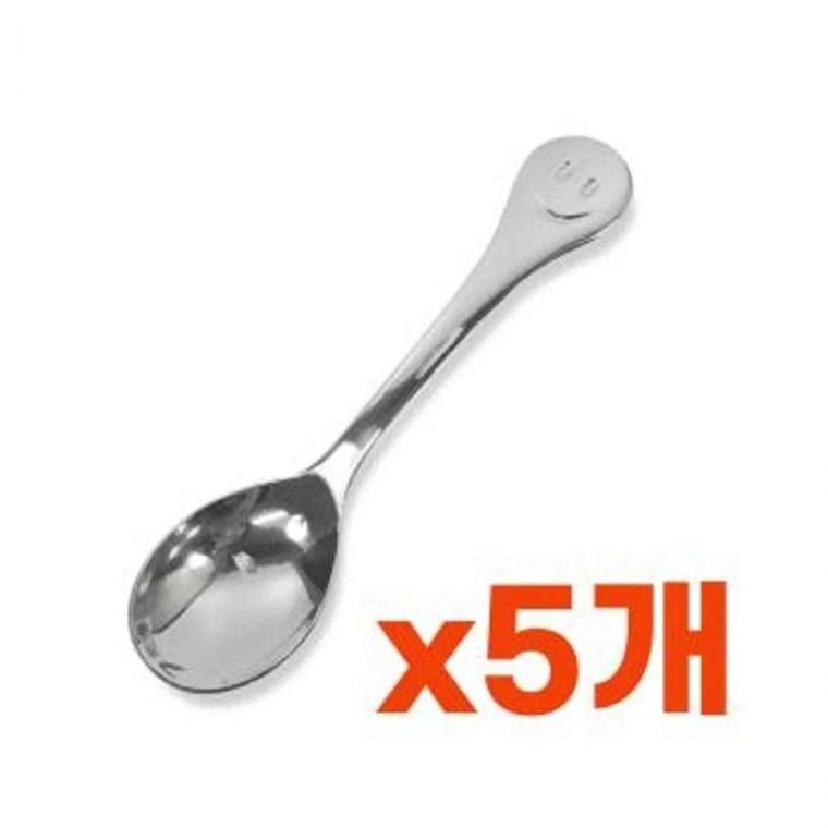 루미나D 스마일 유아용 어린이 유아숟가락 스푼1px5개