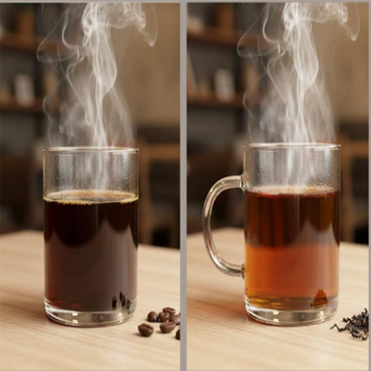 투명 내열유리 머그잔 400ml 신혼부부집들이선물 예쁜투명머그잔 다회용컵
