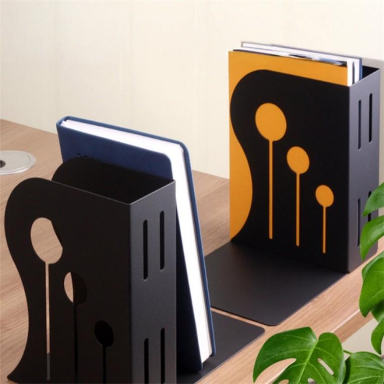 북엔드 북스탠드 블랙 책정리칸막이 철제북앤드 사무실정리아이템
