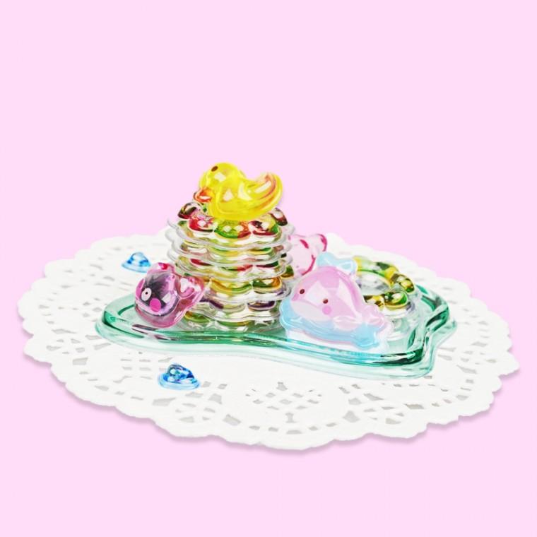 플유 입체 DIY 층층 3D 데코스티커 낱개 1개 diy 쌓는스티커 물방울 투명 다꾸 다이어리 폰 꾸미기