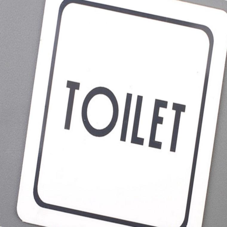 화장실안내판 화장실표시스티커 TOILET 표지판