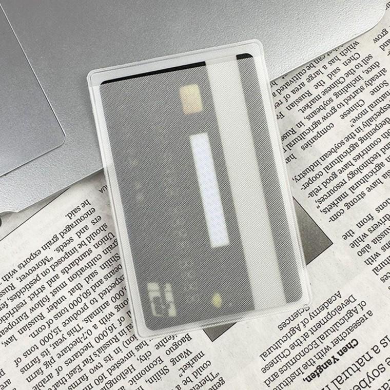 반투명 카드 케이스 명함 홀더 지갑 가로형 세로형 5P