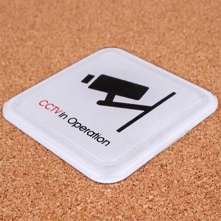 CCTV촬영중안내문 CCTV작동중 CCTV녹화중 몰딩사인