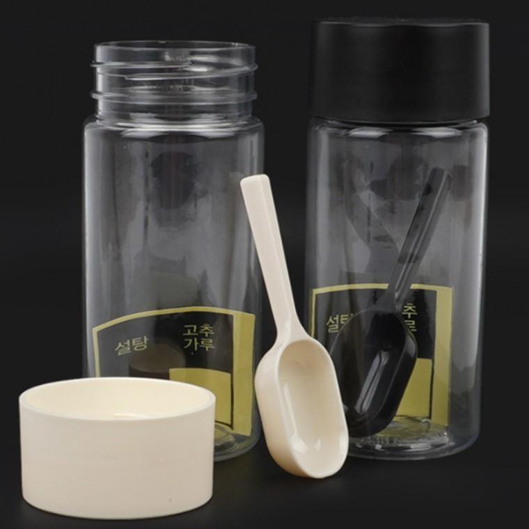 스푼 양념통 380ml 투명양념병 양념소분용기