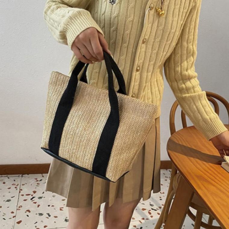 데일리 라탄백 토트백 바캉스 휴양지 여름 에코백 가방
