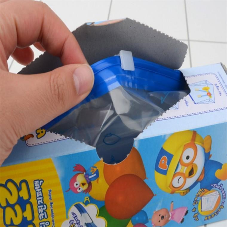 뽀로로 크린지퍼백 간식포장 스탠딩지퍼백 캐릭터지퍼백 과자포장지퍼백 어린이간식지퍼백