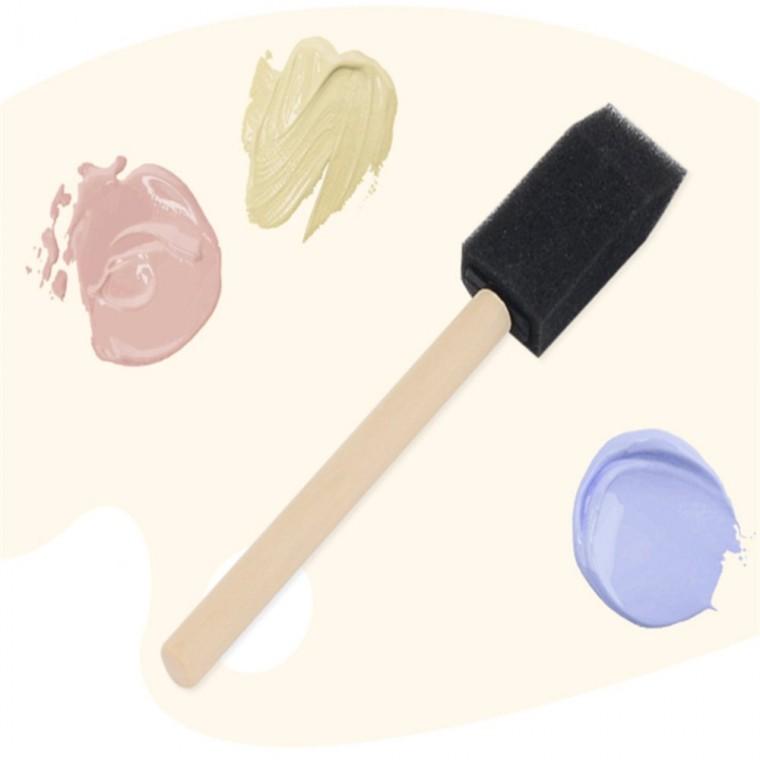 스폰지 붓 2.5cm 스펀지붓 페인트붓 유아미술스펀지 폼브러쉬 미술스펀지
