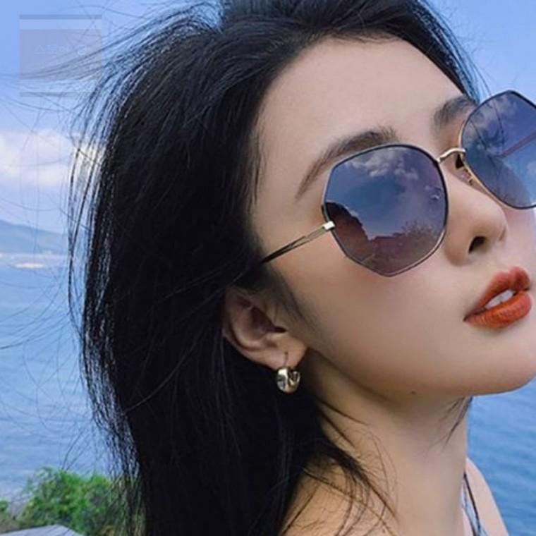 스토어 연 편광 렌즈 틴트 오버사이즈 유행하는선글라스 안경선글라스