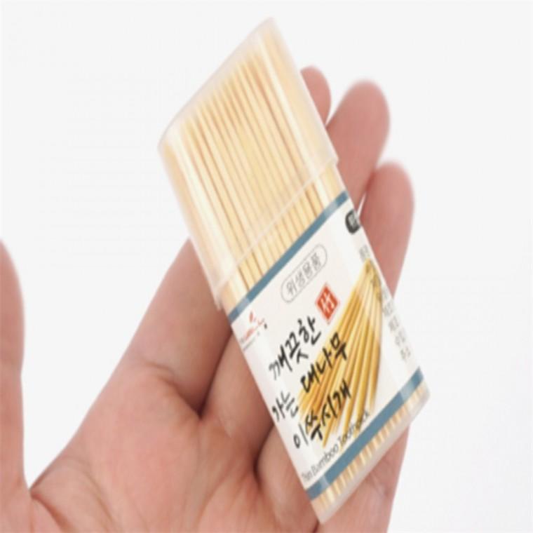 대나무 이쑤시개 3통 이수시개 치간이쑤시개 이쑤시개디스펜서 업소용이쑤시개 이쑤시게