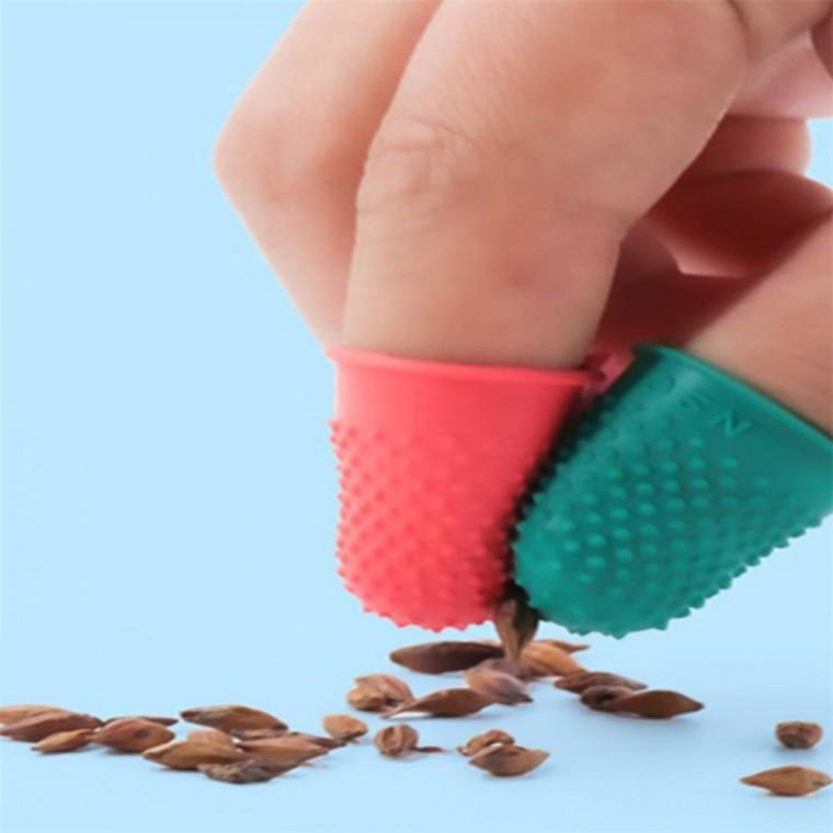 10P 손가락 골무 미끄럼방지손가락장갑 손가락보호골무 엄지손가락골무 서류손가락골무 사무용손가락골무