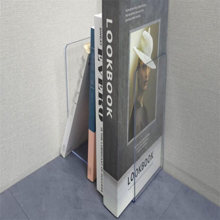 투명 L형 북엔드 책지지대 책정리대 책정리 책문진 북홀더