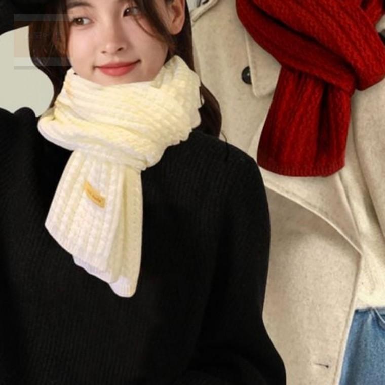 스토어 연 여성 미니 머플러 쁘띠목도리 미니목도리
