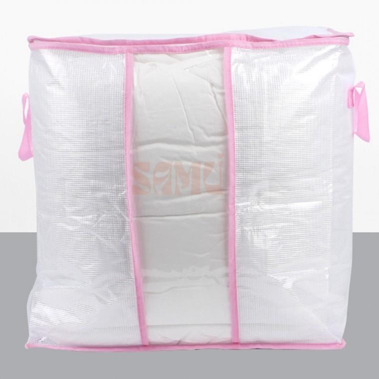 투명 PVC 이불 옷 정리가방 대형가방 깔끔하고편리