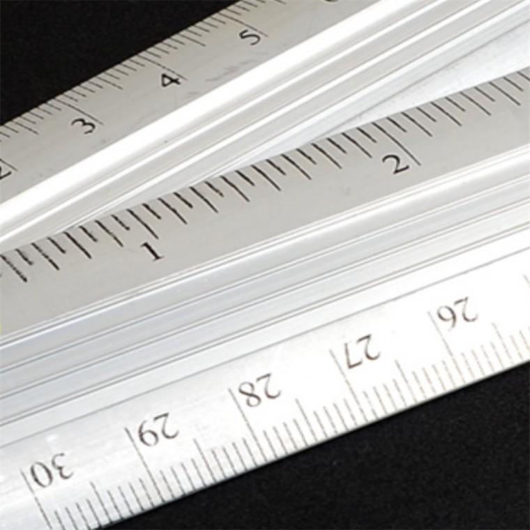 알루미늄 자 20cm 휴대용자 직자 스틸자 직선자 쇠자