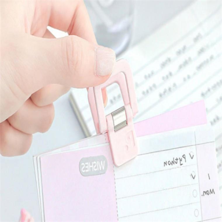 디자인메모집게 사무용집게 메모큐브