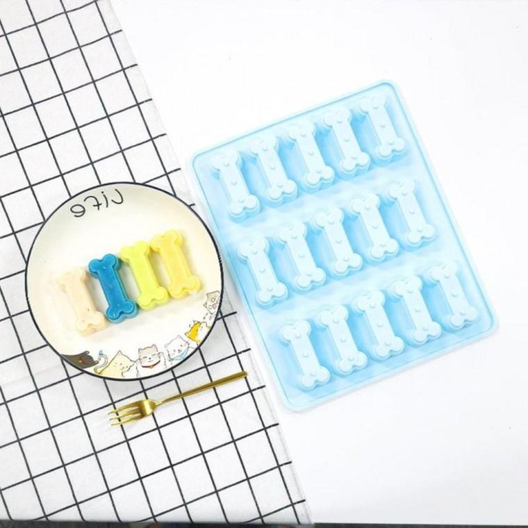 간식 강아지 반려모 베이킹몰드 반려견 몰드 만들기 15구 실리콘