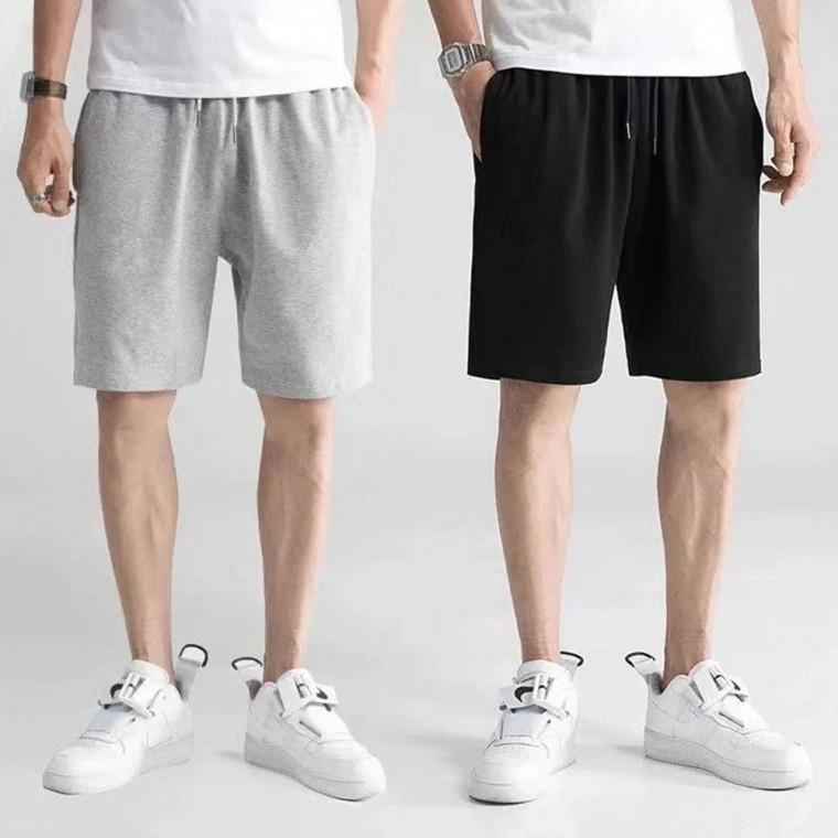 지퍼 남자 5부 운동 반바지 일상 트레이닝 트레이닝 운동 남성트레이닝복