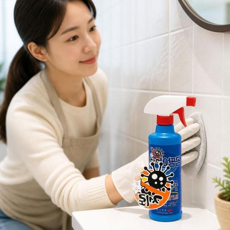 곰팡이 제거제 욕실 벽지 타일 줄눈 세균 제거제 500ml