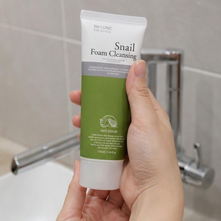 스네일 폼클렌징 100ml 안티세범 얼굴 세안용 데일리 욕실 세안제