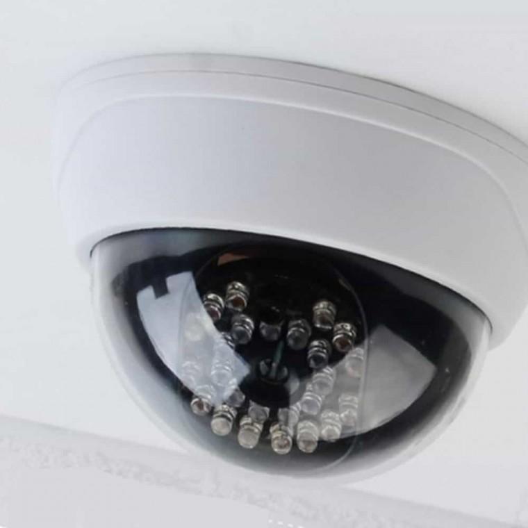 CCTV 모형카메라 LED 가짜씨씨티비 돔카메라