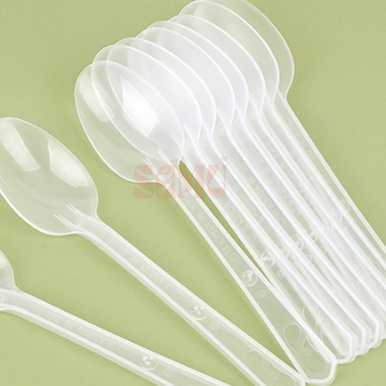 플라스틱 위생수저 여행용수저 야외용수저
