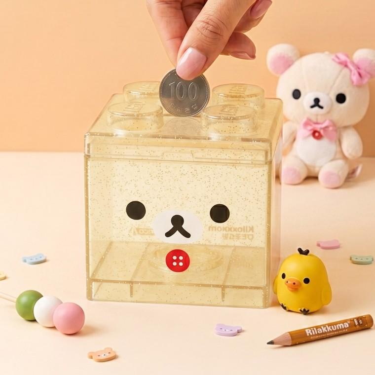 코리락쿠마 포켓 블럭 저금통