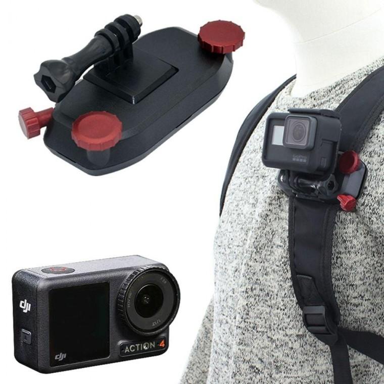 DJI 오즈모 액션 4 호환 액션캠 가방 스트랩 클립 마운트 거치대