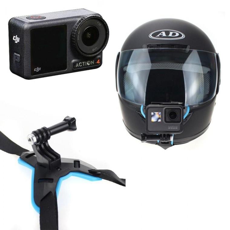 DJI 오즈모 액션 4 호환 액션캠 풀페이스 헬멧 턱 마운트 바이크
