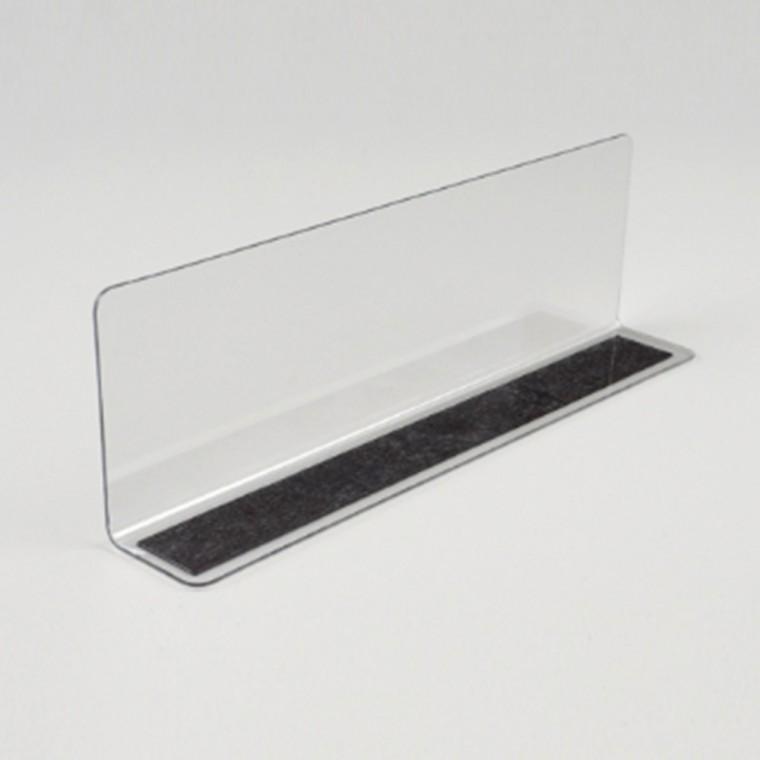 L형 투명 칸막이 20x6cm 자석형 선분정리대 팬트리정리소품