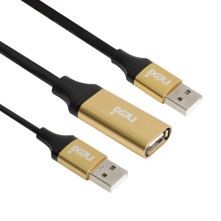 USB2.0 리피터 30M 증폭기 유전원 연장선 PC 컴퓨터 프린터 외장하드 거리연장기 데이터케이블