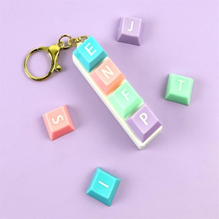 MBTI 열쇠고리 귀여운키링 커플열쇠고리 예쁜열쇠고리키링