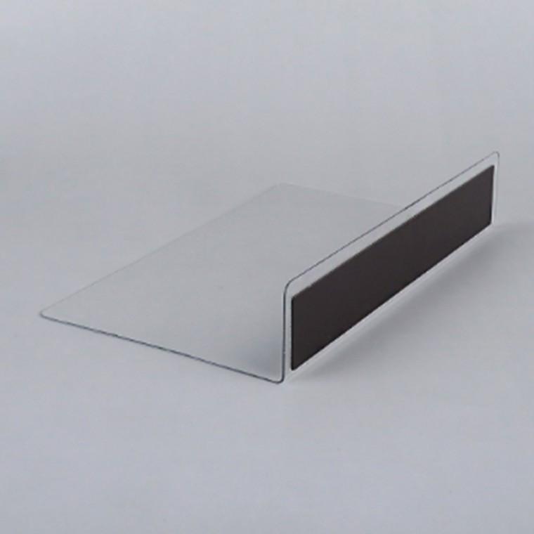 L형 투명 칸막이 20x12cm 자석형 슬림칸막이 칼각정리꿀템