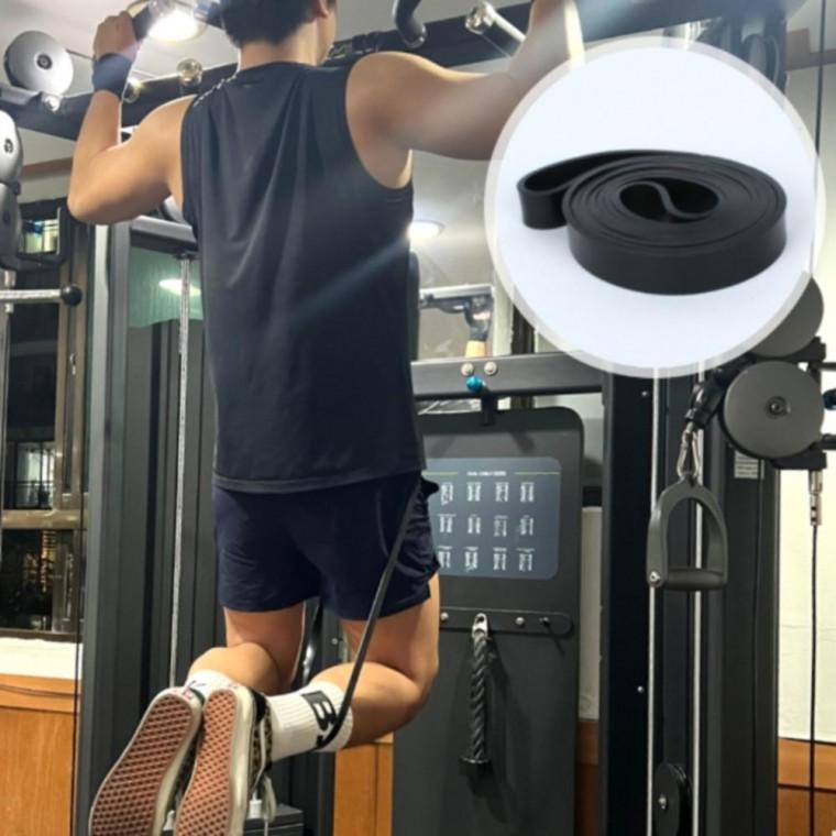 3단계 풀업밴드 턱걸이 도움 철봉 튜빙 근력 운동 탄성밴드 저항밴드 맨몸 운동 코어