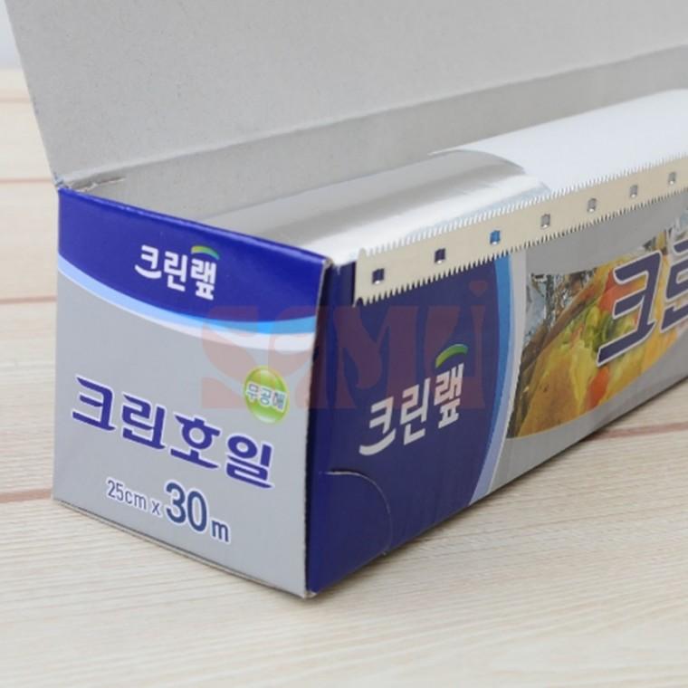 크린랩 크린호일 15미크론 30M x 25/30/33cm 그릴용호일 굽기용호일