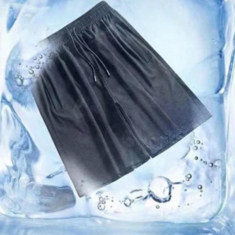 남자 메쉬 반바지 여름 5부 밴딩 츠 트레이닝 아이스 쿨 팬츠