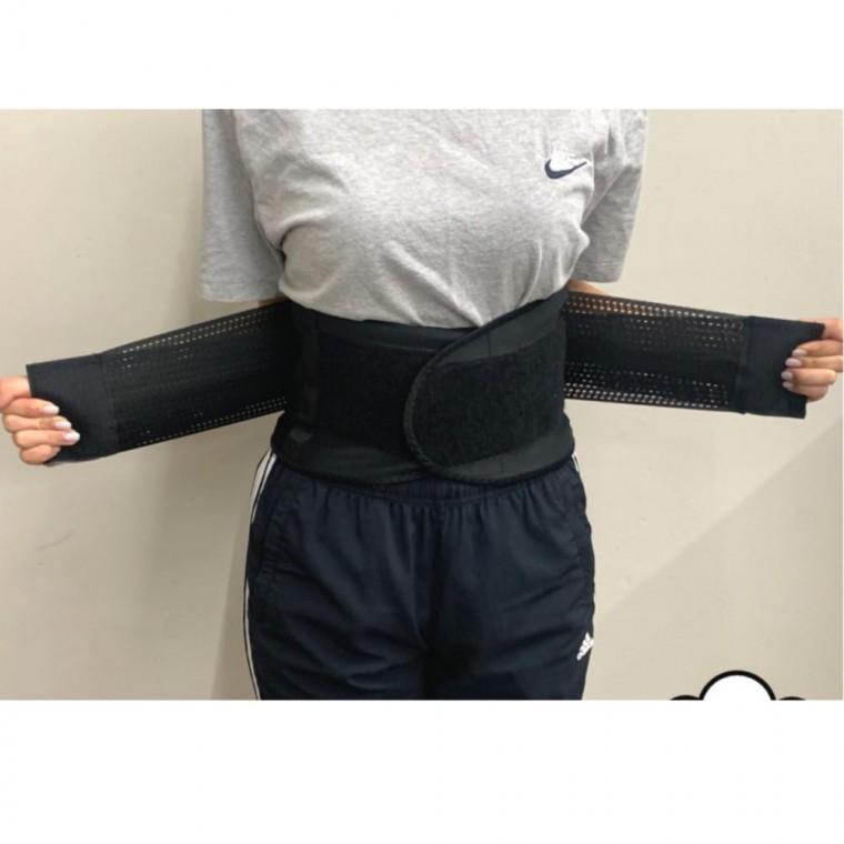 XL 97cm 이중 스트랩 허리 복대 헬스 리프팅 벨트 강판 지지대 밴드 허리보호대 복압