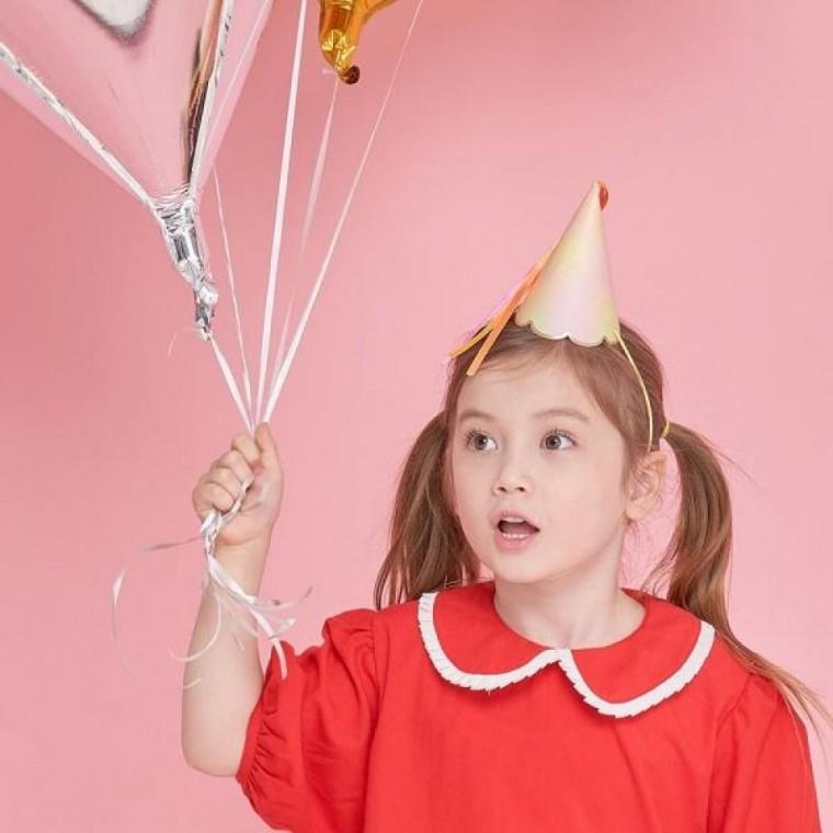 코튼캔디 파티 고깔모자 생일파티 소품