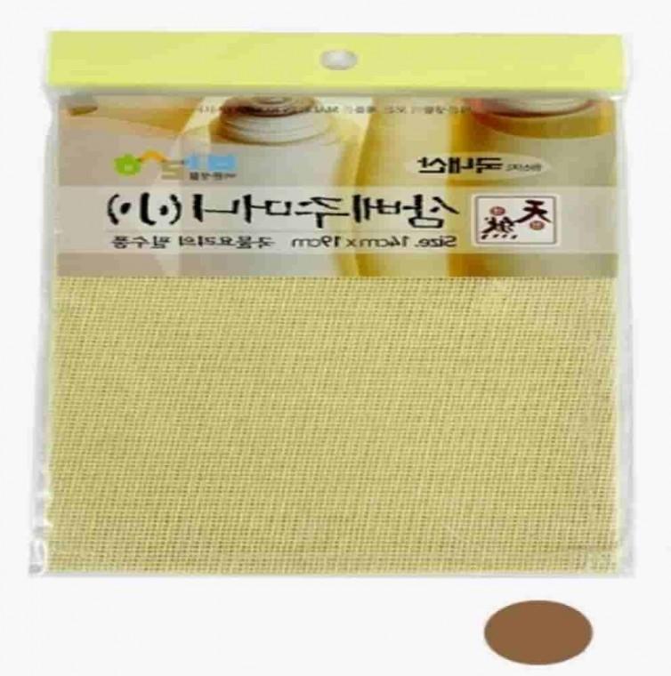 삼베주머니 소 14x19cm 3개 만두찜시트 삼베찜시트 삼베면보