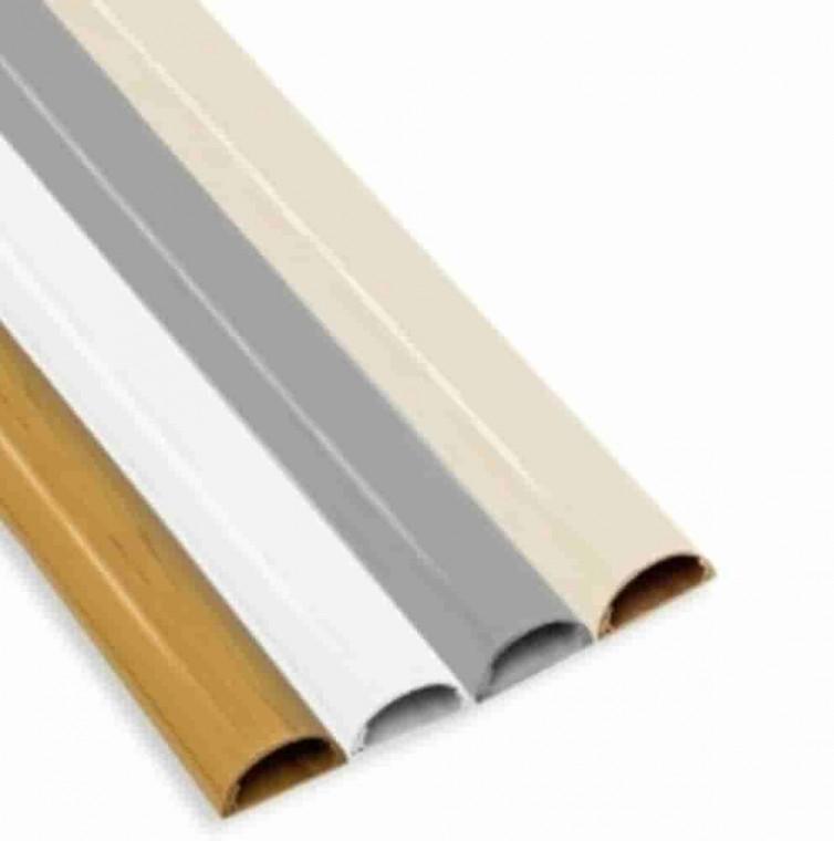 타원형 전선몰드 1M 39x16mm 그레이 인터넷선쫄대 전선보호커버 전선정리커버 전선정리홀더