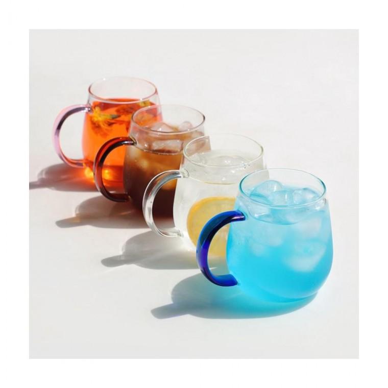 루미나D 항아리 투명한 내열유리 커피 라떼 에이드 350ml