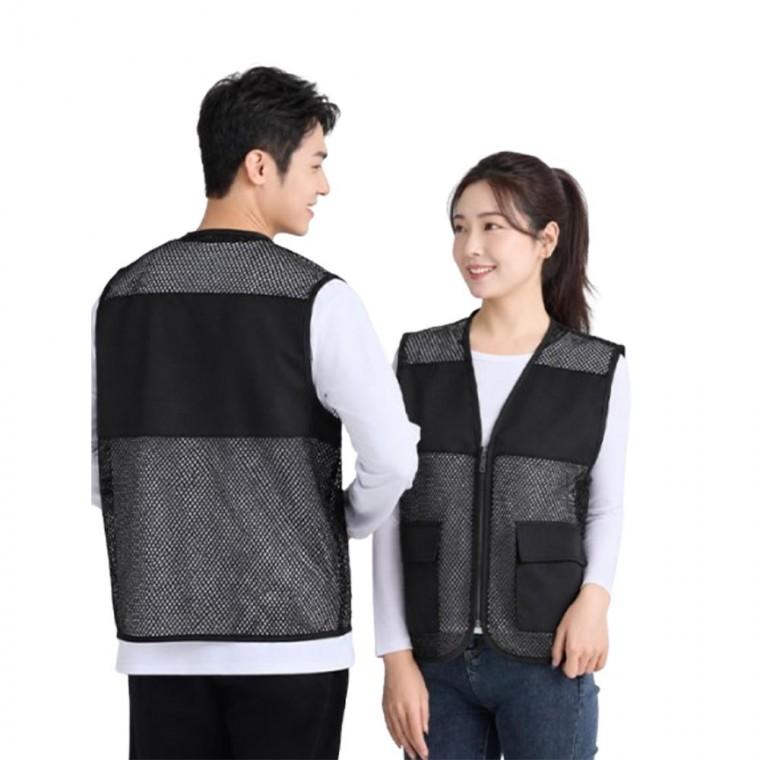 남성 여름 망사조끼 쿨 등산 메쉬 다용도 주머니 조끼