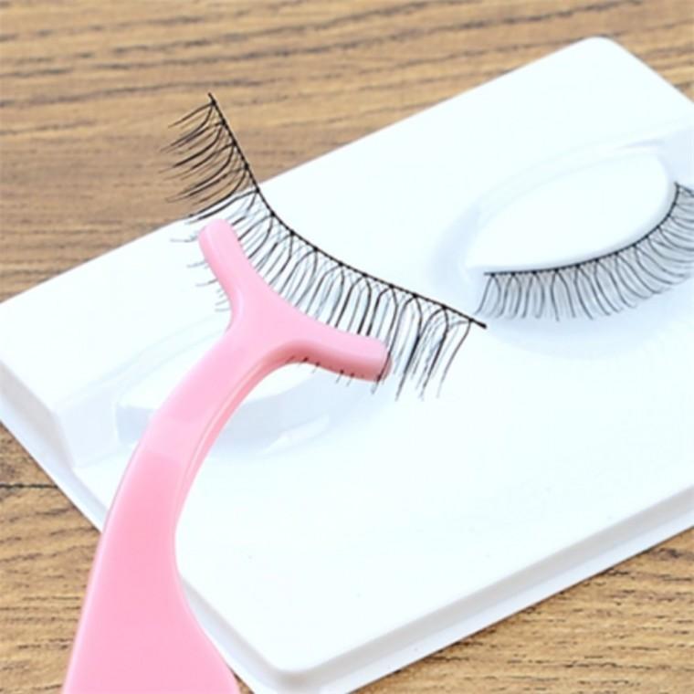 속눈썹 집게 1P 줄속눈썹 속눈썹핀셋 메이크업속눈썹