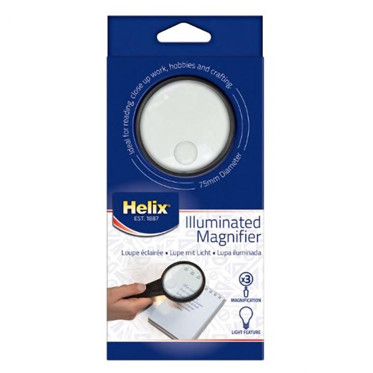 헬릭스 돋보기 LED 조명 MN1025 HELIX 확대경 문구 학용품