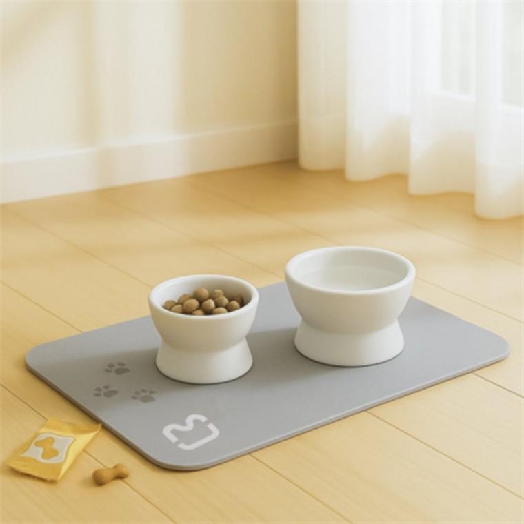 고양이규조토식기매트 40x30cm 강아지물그릇매트 반려동물식기받침대 강아지식기받침대