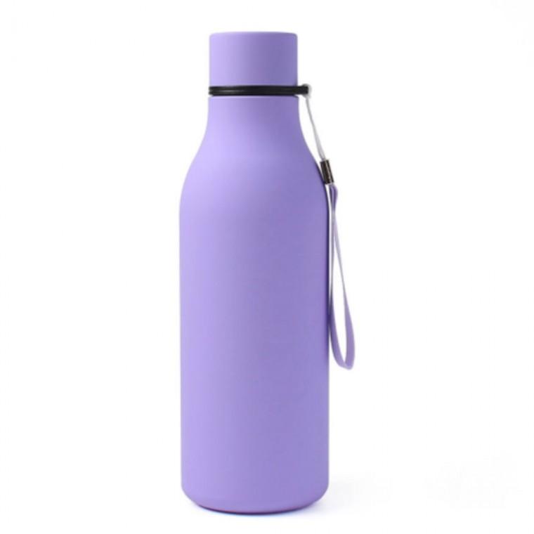 스트랩보냉물통 550ml 스테인레스304보온병 스포츠보냉물병 등산보온병