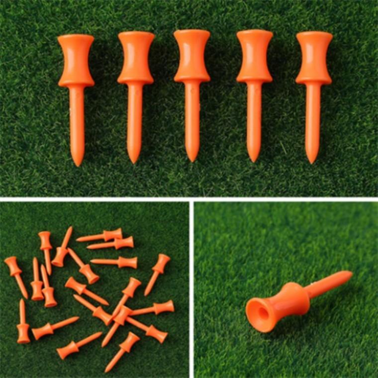 무저항골프티 골프공티꽂이 20개 세트 48mm 골프핀 티꽃이 드라이버티꽂이