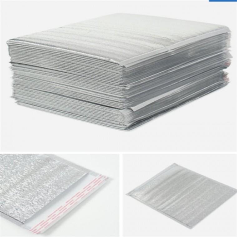접착식은박보냉봉투 세트 50개 30x35cm 보냉주머니 은박보온보냉팩 보냉은박지봉투